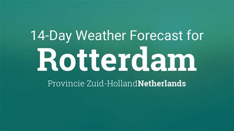 Rotterdam, Netherlands 14 day weather forecast.